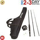 Fly Fishing Rod And Reel Combo     Carrying Case  Flies  And Fishing Line Included