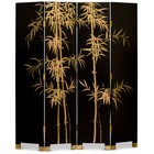 Us Seller - Silver Leaf Cranes In Lotus Pond Asian Floor Screen