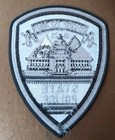 Rhode Island Ri State Police Black Heat Seal Patch 5 Inches