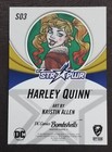 2019 Cryptozoic Dc Bombshells 3 Str Pwr S03 Gold  25 Harley Quinn