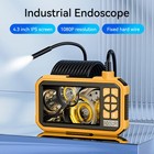 30m 1080p Borescope Camera Ip67 Waterproof 8 Led Endoscope With Built   in Screen