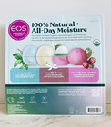 Eos Organic Lip Balm 100  Natural 7 Pack Shea Strawberry Vanilla Mint Peach