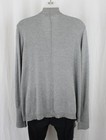 Allegra Hicks Women s Gray Silk Blend Long Sleeve Open Cardigan Sweater Size 8