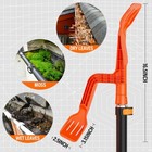 Gutter Cleaning Tool With Threaded  Cleaner  Mini Rake  Clean Orange