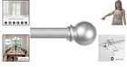 Timeless Chelsey 28-48 Inch Curtain Rod Set In Brushed Nickel For Elegant Spaces