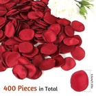 400 Pcs Red Rose Petals For Wedding  Silk Petals Valentines Baskets Scatter F   