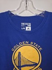 Golden State Warriors Adidas Large Mens Blue Graphic Logo Tshirt Nba