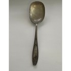 Antique Sterling Silver Wallace Serving Spoon Small 6  Juliet Pattern