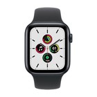 Apple Watch Se 44mm Aluminum Cellular  space Gray  W black Band - Year Warranty