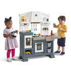 Step2 Gilded Gourmet Kitchen Pretend Play Toy Kitchen W  Lights   Sounds