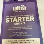 Ultra Mobile Nano E Sim Card For Unlocked Cell Phones Starter Must Mail New