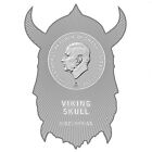 2025 Ghana Viking Skull Series 1 Oz Silver Antique Finish Coin