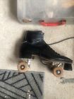 Vintage Chicago Black Roller Skates Size 10 1 2 Good Shape