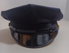 Nc Brass Button Insignia Police Hat Uniform 8 Point Cap Blue Size 6  7 8 Vintage