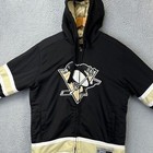 Pittsburg Penguin Jacket Mens Large Black G3 By Carl Banks Full Zip Nhl Hockey