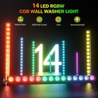 Uking 14led Rgbw Cob Wall Washer Light Dmx Party Disco Dj Stage Lighting Show