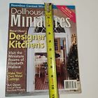 Dollhouse Miniatures Magazine  Lot Of 10  nutshell News   Vintage 1997-1998 Mini