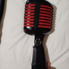 Shure Super 55 Microphone - Black With Red Foam Tested working 