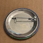 Unicorn Floral Mystical Blue Vintage Pinback Button Pin Round Circle