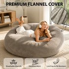5ft Giant Bean Bag Chair  Shredded Memory Foam Bean Bag For Living Room Bedroom