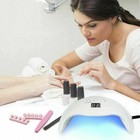 Electric Nail Dryer Led Lamp Uv Light Polish Gel Curing Manicure Machine 120w
