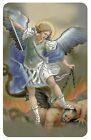 Saint St Michael The Archangel Rosary Beads  Prayer Card   Pouch   Case Catholic