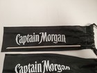 Captain Morgan Promo Stainless Steel Straw W bag 5 Straw Lot