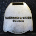 Rare Caterpillar Cat Crawler Tractor Pocket Watch Fob Gardoze Lindo Panama Maco