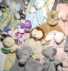Baby Security Blanket Lovey Lot 26 Piece Boy Girl Rattle Resell Carter s Unisex