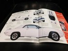 1969 Pontiac Trans Am Spec Sheet Brochure Photo Poster