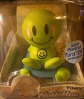  Tomy Nohohon Solar Powered Bobble Toy Rare Japan 2003 Sunshine Smile Green