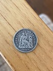 1866 Yb Peru Un Din 900 Silver  Xf  No Res 