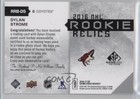 2016 Sp Game Used Edition Rookie Relics Blends  199 Dylan Strome  rrb-ds Rc Au7