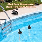 Floating Pool Thermometer  Large Display With String Easy To Read  Shatter Resis
