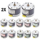 2x 530 Motor Dc 6v 9v 12v 2400rpm-eg-530ad-2b 2f Micro-motor Cw ccw  Diy Parts