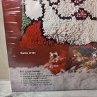 Vintage Sew Simple Latch Hook Kit Christmas Santa H101 12  X 12  New Sealed Nos