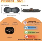 3-in-1 Back Restore Massage Pillow With Heat  Vibration   Support  Ergonomic 