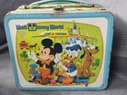 Vintage Walt Disney World Metal Lunch Box Mickey Mouse  Donald Duck   More  378