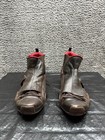 Vintage Rare Puma Phantom Moto 500 Leather Riding Boots Brown Mens Size 12 Us