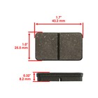 Mechanical Brake Pads Fits Arctic Cat 250 300 375 2x4 4x4 1998 2005 1402-602