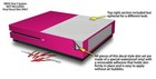 Skin Xbox One S Console Controller Solids Collection Fushia