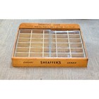Vintage Sheaffer Pencil Lead Store Display Case Glass Sliding Doors Antique
