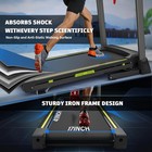 Foldable Electric Treadmill 3 5 Hp 330 Lbs Capacity Walking Running Machine