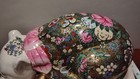 Andrea By Sadek Sleeping Cat Highly Decorated Rose Canton Butterflies