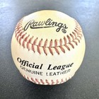 Rawlings Official League Baseball - Leather Practice Vintage American Game Ball