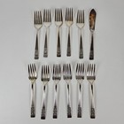 Vintage Oneida Coronation Community Silver Plated Flatware 75 Piece Wooden Chest