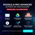      Google Ai Pro    activated On Your Account    gemini 3 0   veo 3 1   5 Subscription   