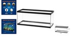 Aqueon 20 Gallon Long Glass Aquarium With Sleek Black Trim   Watertight Seal