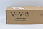 Vivo Dual Monitor Desk Mount Stand-v002 - Black