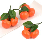 Fake Mini Tangerine Orange Artificial Fruit Simulation Fake Lifelike For Home   